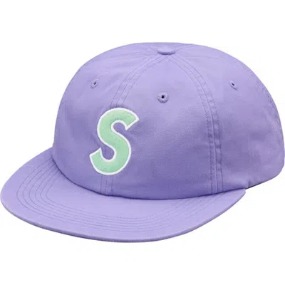 Pre-owned Supreme S Logo Felt 6panel In Light Purple