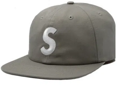 Pre-owned Supreme S Logo Hat In Grey