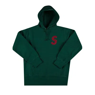 Pre-owned Supreme S Logo Hooded Sweatshirt 'dark Green' | Men's Size M