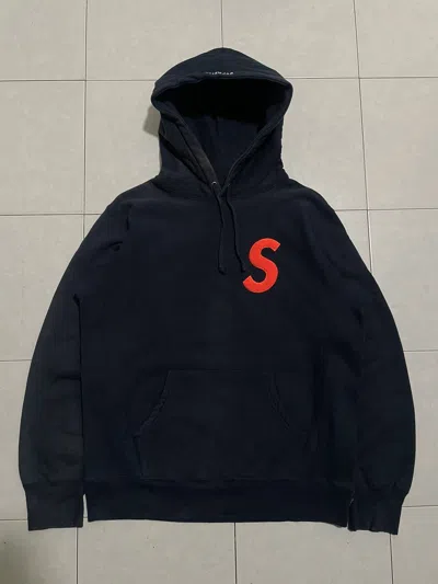 Pre-owned Supreme S Logo Hoodie In Blue