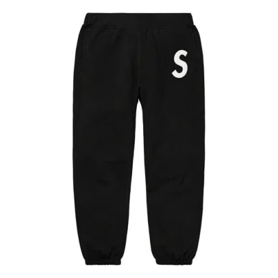Supreme S Logo Sweatpants 'black White'