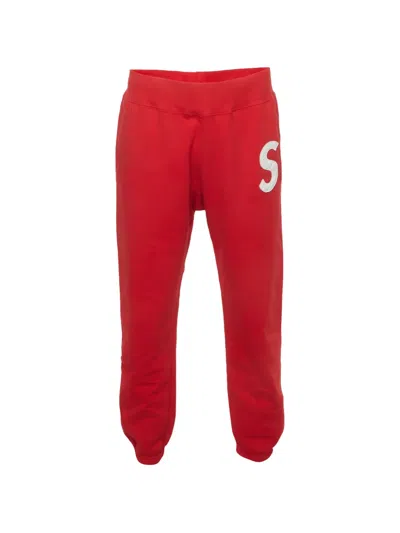 Pre-owned Supreme S Patch Track Pants In Red