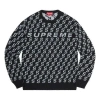 Supreme S Repeat Sweater 'black White'
