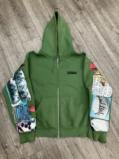 Pre-owned Supreme S- Spread Zip Up Hoodie