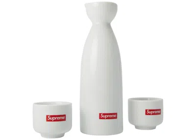 Pre-owned Supreme Sake Set In White