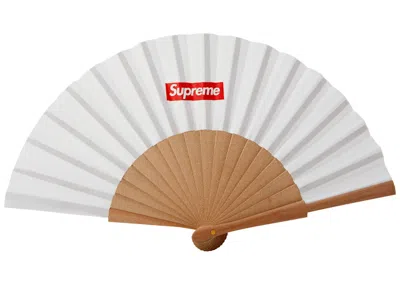 Pre-owned Supreme Sasquatchfabrix Folding Fan In White