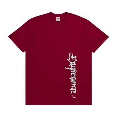 Pre-owned Supreme Satan Tee 'cardinal' In Red