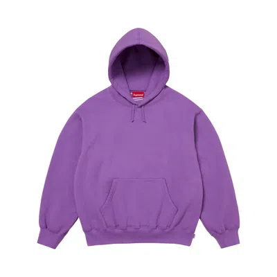Pre-owned Supreme Satin Appliqué Hooded Sweatshirt 'violet' | Purple | Men's Size S