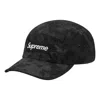 Supreme Satin Digi Camo Camp Cap 'black Grey White' In Gray