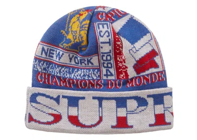Pre-owned Supreme Scarf Beanie In White