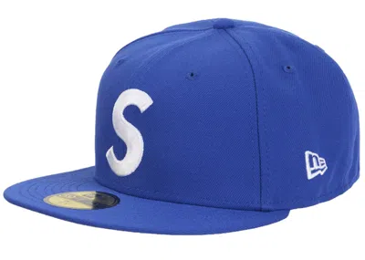 Pre-owned Supreme Screw Ball S Logo New Era 59fifty Fitted Hat In Royal