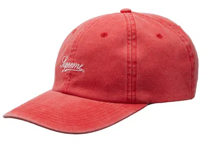 Pre-owned Supreme Script Logo 6panel (fw19) In Red