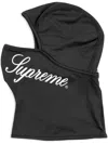 Supreme Script Logo-print Balaclava In Black