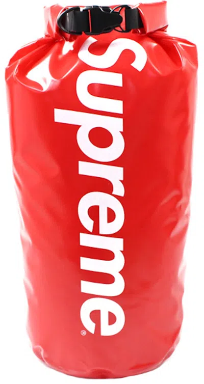Pre-owned Supreme Sealline 20l Nimbus Dry Sack In Red