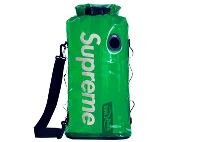 Pre-owned Supreme Sealline Discovery Dry Bag 20l In Green