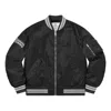 Supreme Second To None Ma-1 Jacket 'black White'