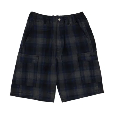 Pre-owned Supreme Shadow Plaid Cargo Short 'black' | Men's Size S