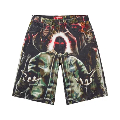 Pre-owned Supreme Shadows Baggy Denim Short 'multicolor' | Multi-color | Men's Size 30