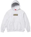 Supreme Shanghai Box Logo Hooded Sweatshirt 'grey' In White