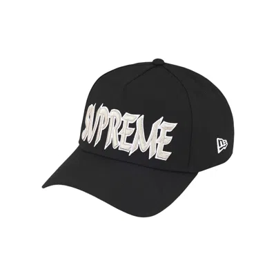 Pre-owned Supreme Sharp Spellout Adjustable New Era 'black' | Men's Size Onesize