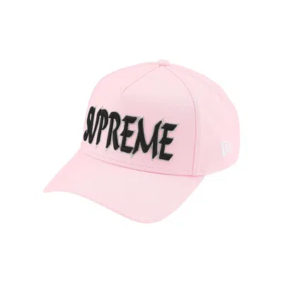Pre-owned Supreme Sharp Spellout Adjustable New Era 'light Pink' | Men's Size Onesize