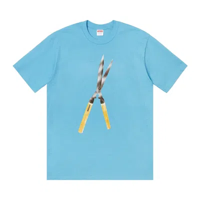 Pre-owned Supreme Shears Tee 'light Slate' | Blue | Men's Size L