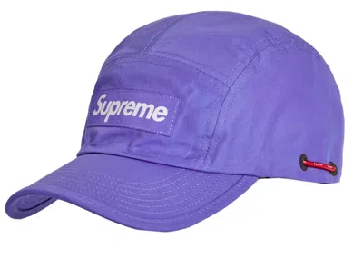Pre-owned Supreme Shockcord Camp Cap In Blue
