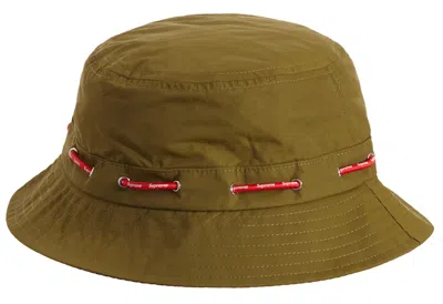 Pre-owned Supreme Shockcord Nylon Crusher Hat In Olive