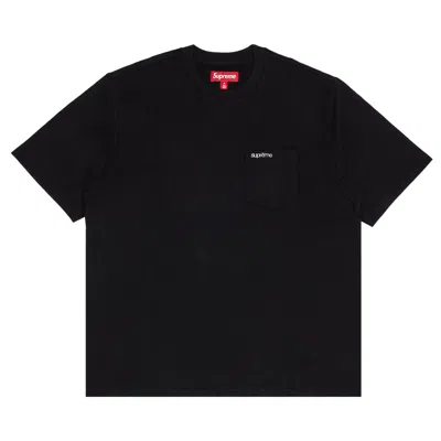 Pre-owned Supreme Short-sleeve Pocket Tee 'black' | Men's Size Xxl