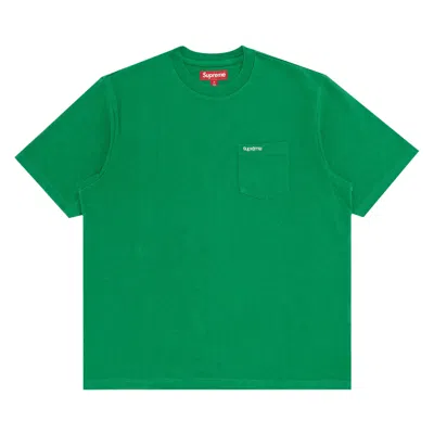 Pre-owned Supreme Short-sleeve Pocket Tee 'green' | Men's Size M