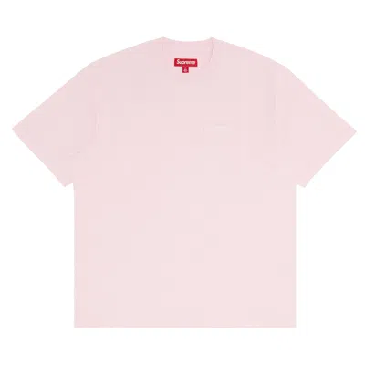 Pre-owned Supreme Short-sleeve Pocket Tee 'light Pink' | Men's Size S