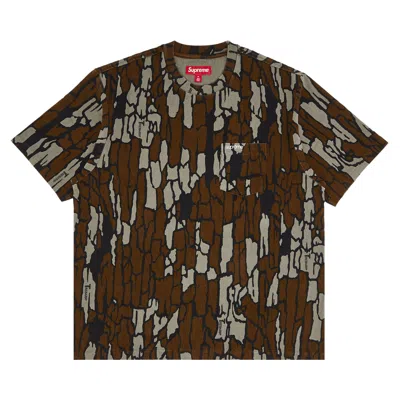 Pre-owned Supreme Short-sleeve Pocket Tee 'mossy Oak Trebark Camo' | Multi-color | Men's Size Xxl