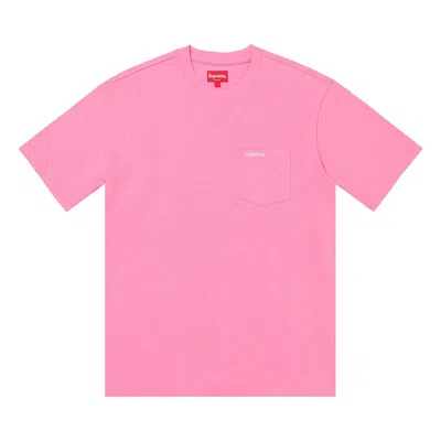 Pre-owned Supreme Short-sleeve Pocket Tee 'pink' | Men's Size Xl