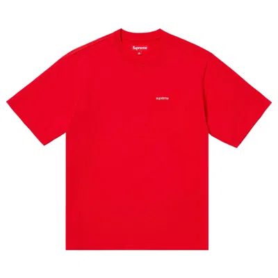Pre-owned Supreme Short-sleeve Pocket Tee 'red' | Men's Size S