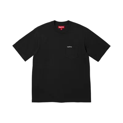 Pre-owned Supreme Short-sleeve Pocket Tee 'black' | Men's Size Xxl