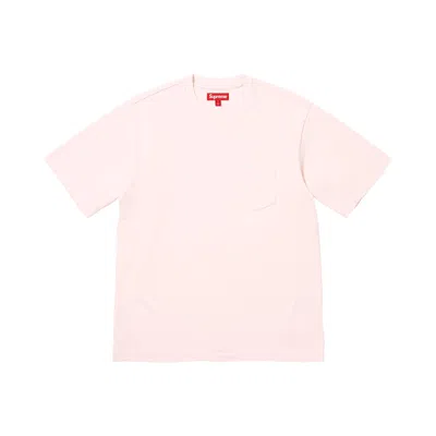 Pre-owned Supreme Short-sleeve Pocket Tee 'pink' | Men's Size L