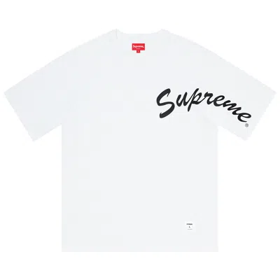 Pre-owned Supreme Shoulder Arc Short-sleeve Top 'white' | Men's Size S