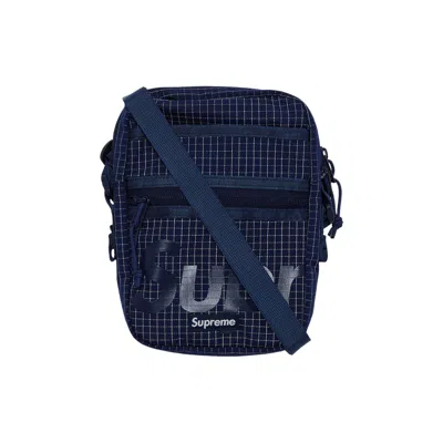 Pre-owned Supreme Shoulder Bag 'navy' In Blue