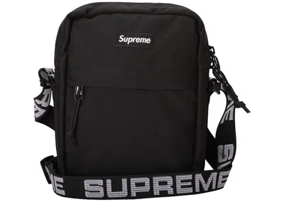 Pre-owned Supreme Shoulder Bag (ss18) In Black