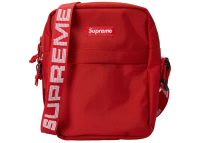 Pre-owned Supreme Shoulder Bag (ss18) In Red
