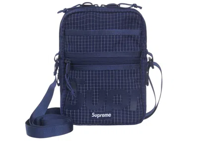 Pre-owned Supreme Shoulder Bag (ss24) In Navy Blue