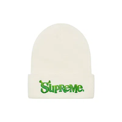 Pre-owned Supreme Shrek Beanie 'white'
