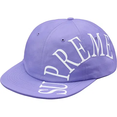 Pre-owned Supreme Side Arc 6panel In Light Purple