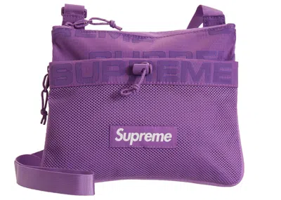 Pre-owned Supreme Side Bag In Purple