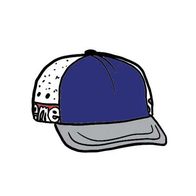 Pre-owned Supreme Side Logo 5panel In Royal