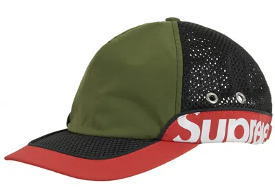 Pre-owned Supreme Side Logo 5panel (ss22) In Olive