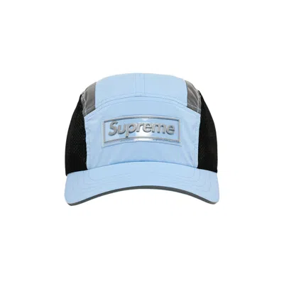 Pre-owned Supreme Side Mesh Camp Cap 'light Blue' | Men's Size Onesize