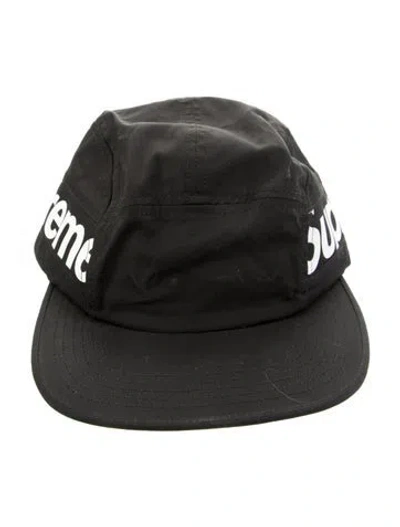 Pre-owned Supreme Side Panel Camp Cap W/tags In Black
