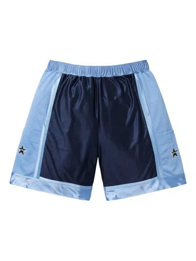 Supreme Side Pocket Basketball Shorts In Blue
