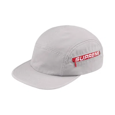 Pre-owned Supreme Side Zip Camp Cap 'grey' | Men's Size Onesize In Gray